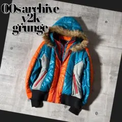 00s far down jacket switching y2k ギャル男
