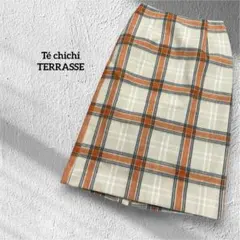 Té chichi TERRASSE テチチ　タイトスカート　チェック柄　Fのサムネイル