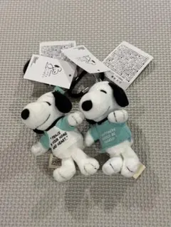 スヌーピー カラビナマスコット 2個セット PEANUTS LIFE&TIMES