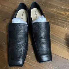 FABIO RUSCONI ブラックローファー 数回の使用のみ