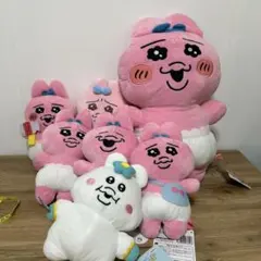 おぱんちゅうさぎ ぬいぐるみ 6体まとめ売り おまけ付き んぽちゃむ