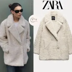 2026年最新】zara フェイクボアコートの人気アイテム - メルカリ