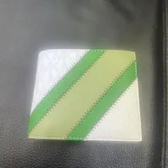 マイケルコース　レザー二つ折り財布 ホワイト
