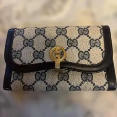 GUCCI GG柄 二つ折り財布 ヴィンテージ