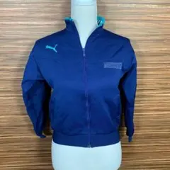 PUMA プーマ ジャージ 上着 150cm 紺色 ネイビー 子供 キッズのサムネイル