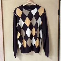 DAKS ダイヤモンドパターン セーター