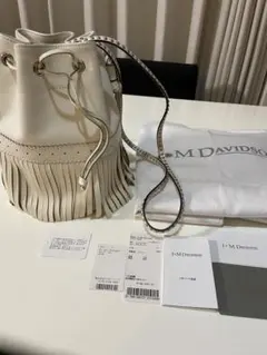 美品【J&M DAVIDSON 】カーニバル　M スタッズ　ホワイト