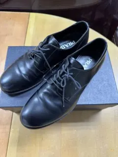 PRADA プラダ レザーシューズ 革靴 ブラック メンズ ドレスシューズ 箱付