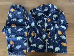 恐竜柄 パジャマ 110cm ネイビー