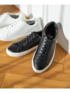 宮沢氷魚 GLOBAL WORK らくっションコートスニーカー 黒 993498