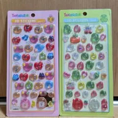 ボンボンドロップシール ２枚セット！ ぷくぷくシール 3Dシール うるちゅる