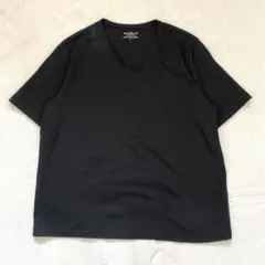 ショコラフィネローブ カットソー Tシャツ コットン シンプル ブラック フリー