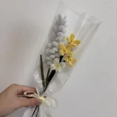 モールフラワー ハンドメイド 花束 ブーケ 枯れない花 お祝い 贈り物 卒業式