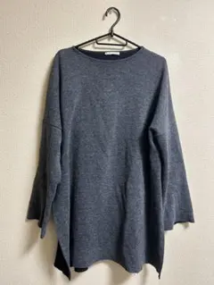 ZARA 裾スリット入り チュニックワンピ