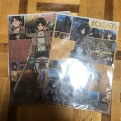 進撃の巨人　クリアファイル　ローソン限定オリジナル　非売品