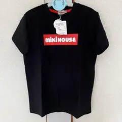 mikiHOUSE ミキハウス ボックスロゴ 半袖Tシャツ 白 新品未使用品