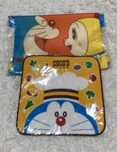 ドラえもん ナップサック　ハンカチタオル　セット　非売品
