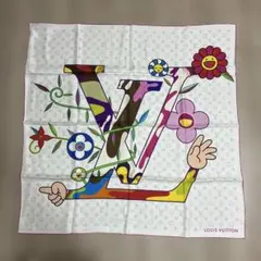 Louis Vuitton × 村上隆 コラボ スカーフカレ90 期間限定セール