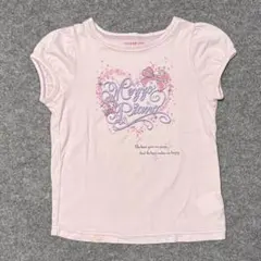 メゾピアノ　半袖Tシャツ 120cm ベリエちゃん ピンク