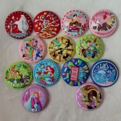 ディズニー 刺繍缶バッジ 13個セット