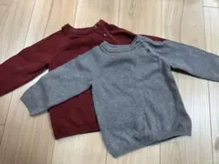 H&M コットンニットセーター 2点セット