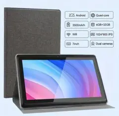 7インチ　タブレット本体　ENERG Android 14　32GB　ケースつき