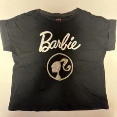Barbie ブラック Tシャツ 130サイズのサムネイル