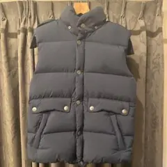 ピレネックスPYRENEX ダウン ランスベスト ネイビー L