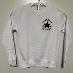 CONVERSE クルーネックトレーナー Mサイズ ホワイト