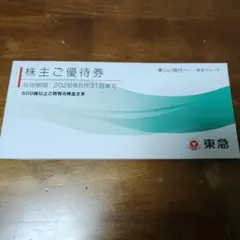 東急 株主優待券(2026年5月31日まで) ※一部使用あり