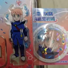 ドラえもん　のび太の海底鬼岩城　劇場版　缶バッジ　エル　アクリルスタンド　セット