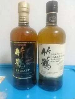 NIKKA WHISKY 竹鶴 ピュアモルト 4本セット - メルカリ