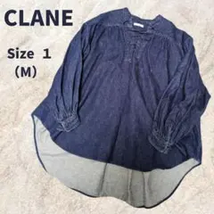 CLANE LACE UP DENIM TOPS レースアップデニムトップスのサムネイル