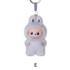 【正規品】LABUBU PIN FOR LOVE イニシャルキーホルダー E