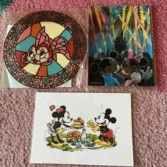 ミッキー＆ミニーなど　ポストカードセット