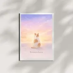 【3枚で1400円】 ☆猫のイラスト A4サイズ