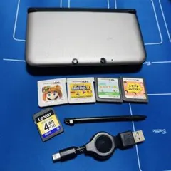 訳あり　動作確認済　すぐに遊べるセット　Nintendo 3DS LLシルバー