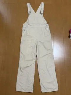 【300円値下げ✨️】ベージュ サロペット 調整可能ストラップ