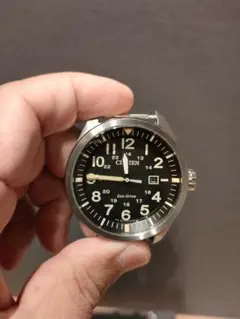CITIZEN Eco-Drive 腕時計 逆輸入　ミリタリー　レア