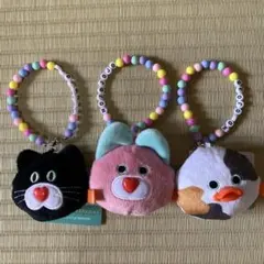 mojojojo ビーズチェーン付きフェイスマスコット2 セット