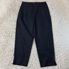 【希少】 00s old フェード ブラックリネン ツータック ワイドスラックス 希少】 00s old フェード ブラックリネン ツータック ワイドスラックス