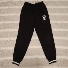 PUMA ブラック 裏起毛ジョガーパンツ サイズ130センチ