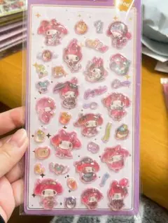 マイメロ　アクリルシール　ボンボンドロップシール　硬いシール②