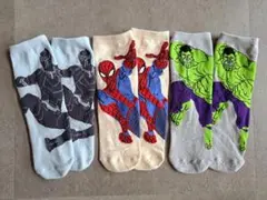 MARVEL マーベル キッズ靴下セット アイアンマン スパイダーマン ハルクのサムネイル