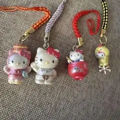 ご当地ハローキティ チャームストラップ セットＤ