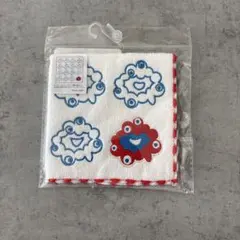 ミャクミャク　ハンカチ　タオルハンカチ　刺繍　EXPO2025 ミニタオル　万博