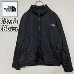 ノースフェイス 中綿 ライト ダウンジャケット ジャンパー ブルゾンブラック M