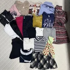 ☆ガールズ洋服おまとめセット☆130cm ユニクロ、GU、GAP、西松屋含む