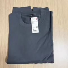 新品タグ付き UNIQLO ユニクロ スウェットシャツ XL ダークグレー