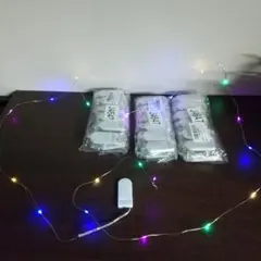 MA①未開封 ボタン電池式 ジュエリーライト 20球 2m 3袋セット 全36個